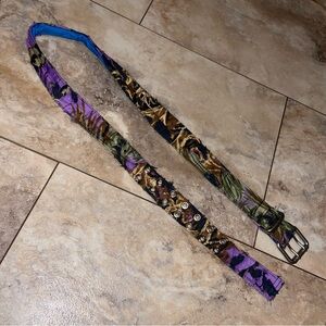 Kentucky Boy Tyler KBT Purple Boro Camo Belt - Japanese Denim
